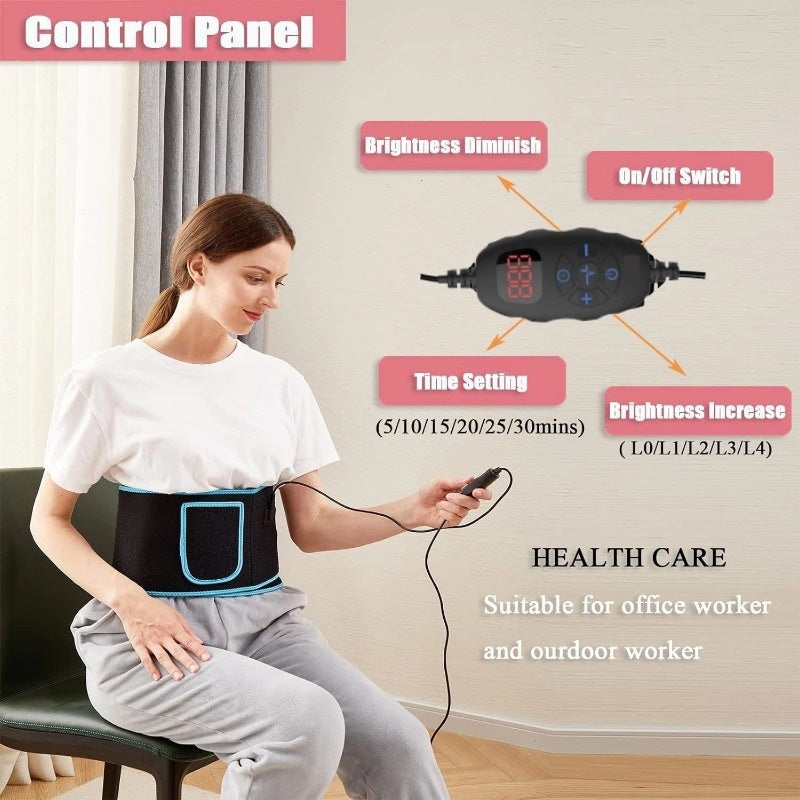 Red Light Therapy Belt - (Option: With Vibration)