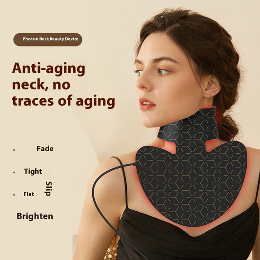 LED Silicone Mask for Neck, Chest & Back – Red & Blue Light Therapy
