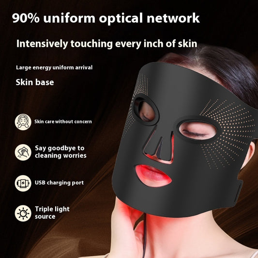 Red Light 7 Colors LED Silicone Photon Facial Mask