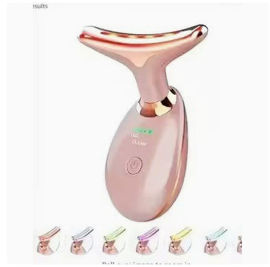 3 Mode 7-Light Therapy Face & Neck Sculpting Tool – Skin Lifting & Firming with Vibration